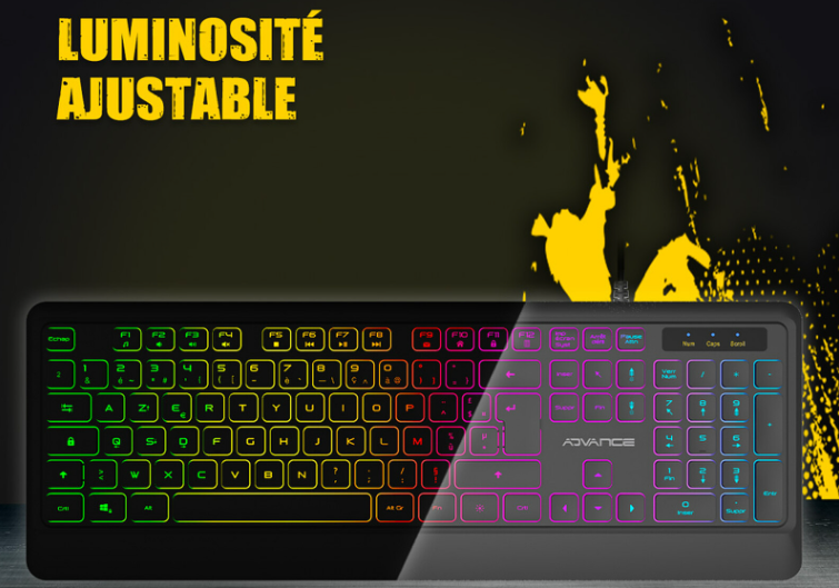 Advance GTA 220 RGB - Clavier PC Advance - Cybertek.fr - 3