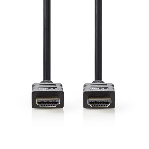 Connectique TV/Hifi/Video Nedis Câble HDMI 1.4 4K Haute vitesse - Noir - 2m Boite