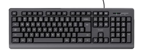 Clavier PC Trust TK-150 - Filaire - Noir Cybertek