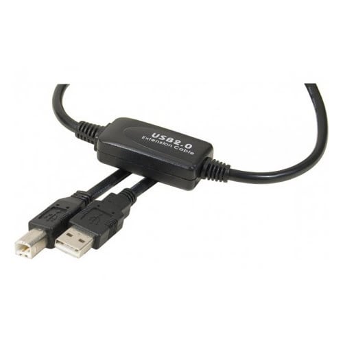 Cable imprimante USB 2.0 AB M/M - 10m - Connectique PC - 0