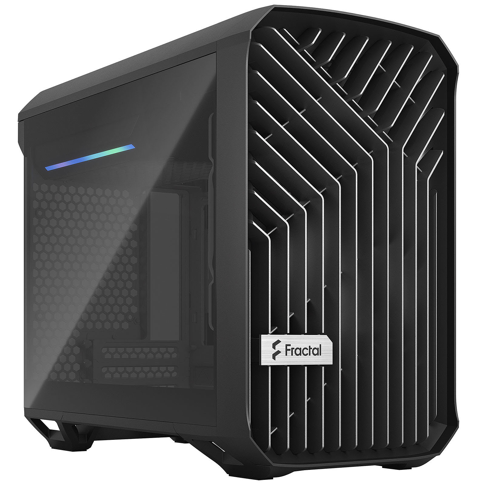 Fractal Design Torrent Nano Black TG Transparent - Boîtier PC - 0