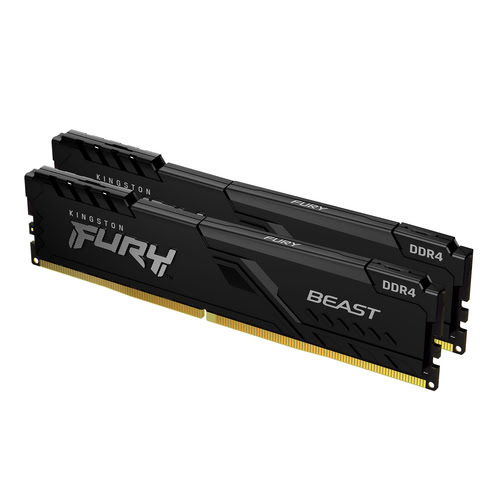 Kingston Fury Beast 16Go (2x8Go) DDR4 3200MHz - Mémoire PC Kingston sur Cybertek.fr - 0