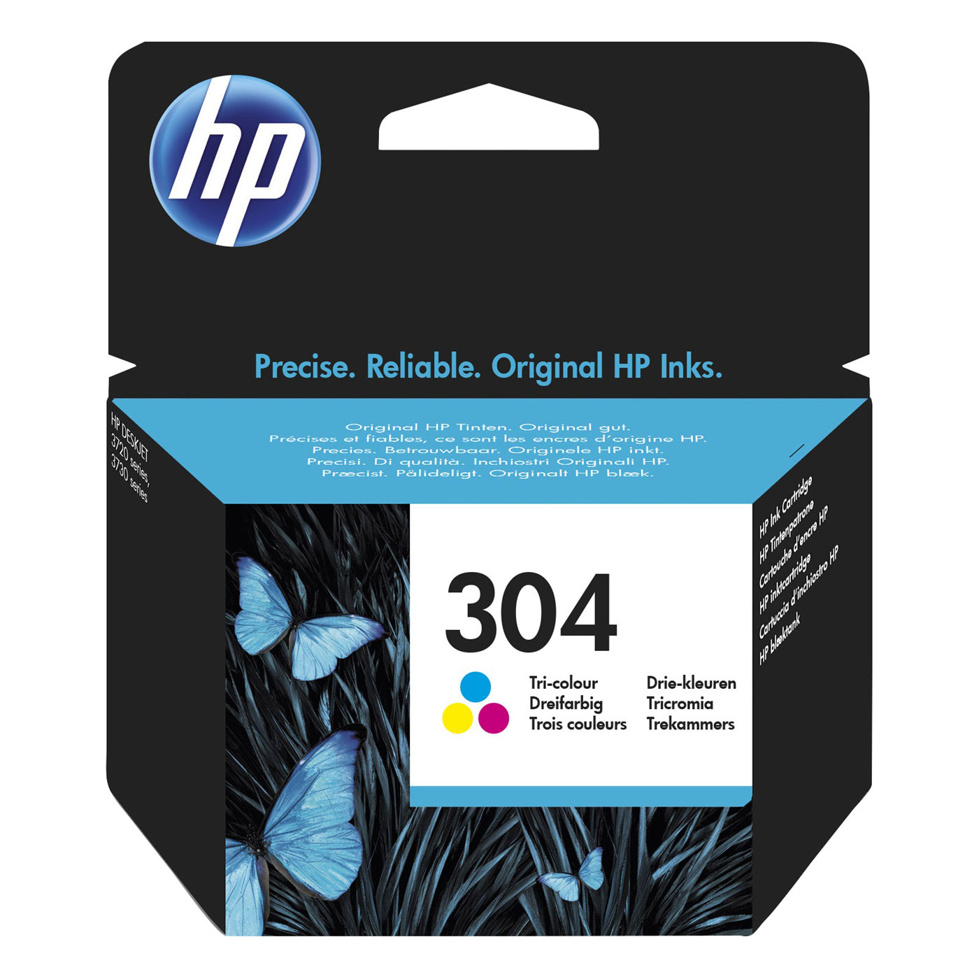 Cartouche pack couleurs 304 - N9K05AE pour imprimante Jet d'encre HP - 0