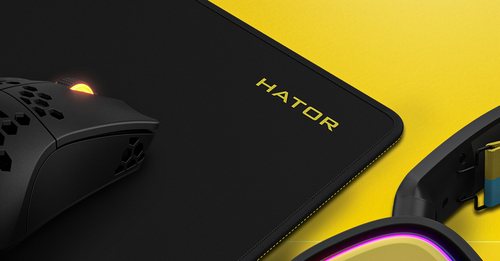 Hator Tonn Evo L eSport Edition - Noir - 500 x 420 x 4mm - Tapis de souris - 4