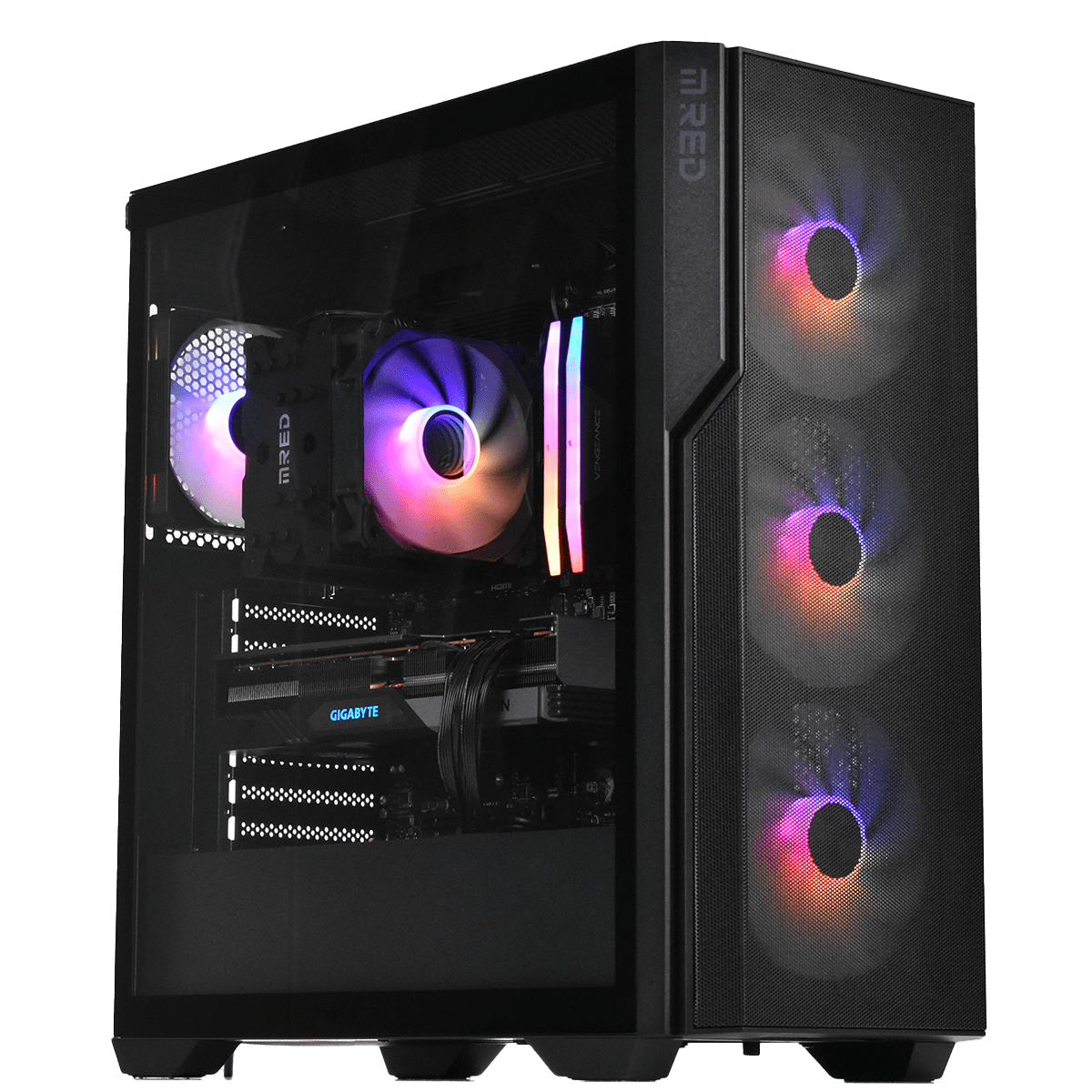 Cybertek VOLCANO V2 - R5-7600/RX7700XT/32Go/1To (PCG-10602219) - Achat / Vente PC Fixe sur Cybertek.fr - 0