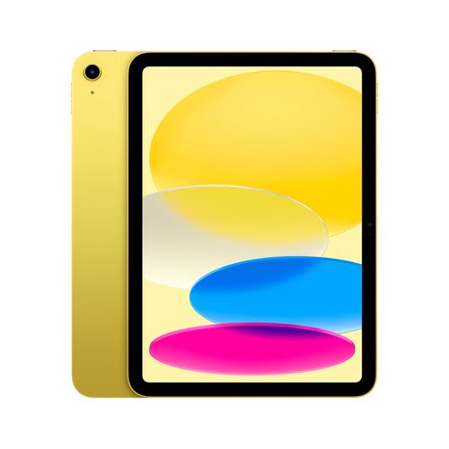 image produit Apple iPad (2022) 64 Go Wi-Fi Jaune Cybertek