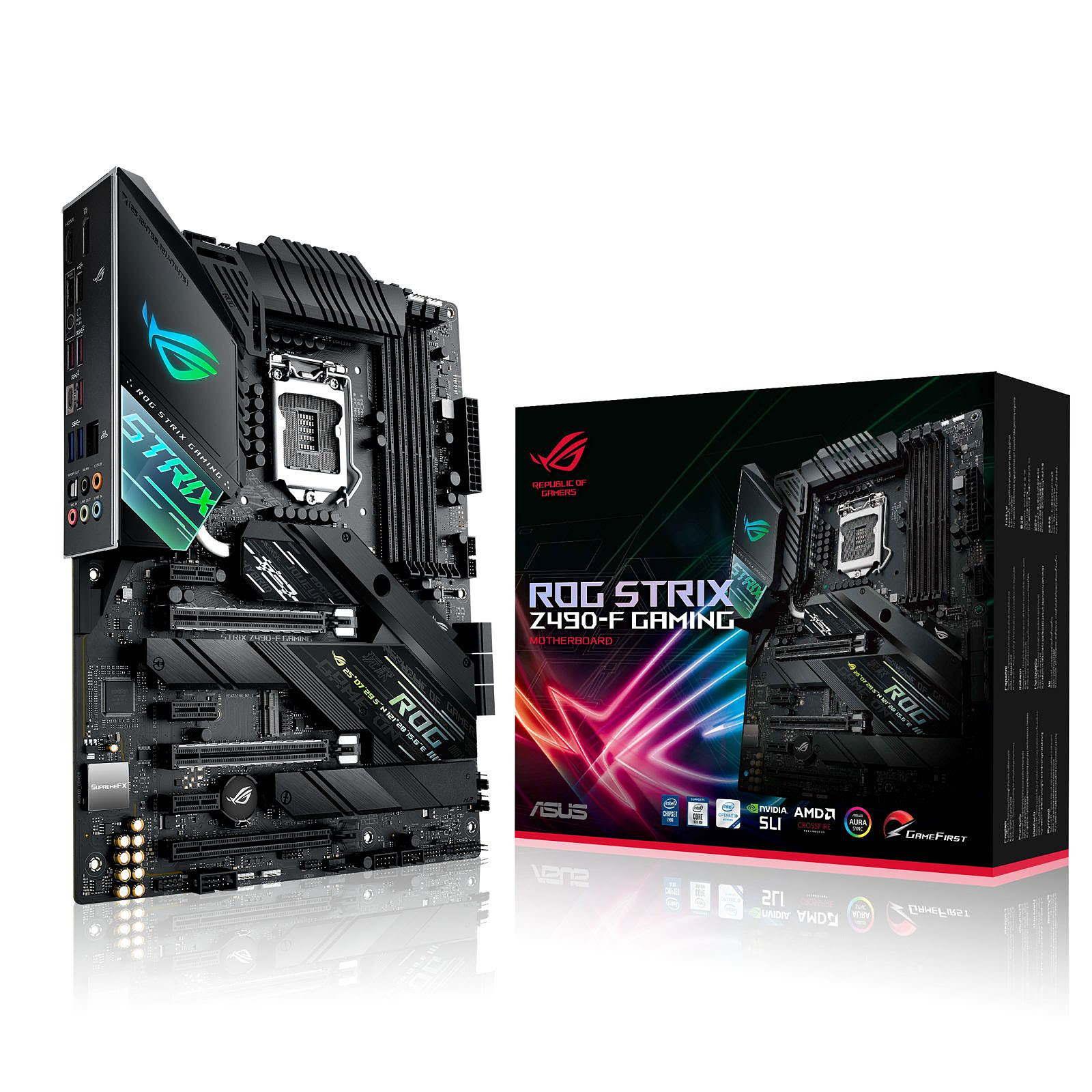 Asus ROG STRIX Z490-F GAMING ATX  - Carte mère Asus - Cybertek.fr - 0