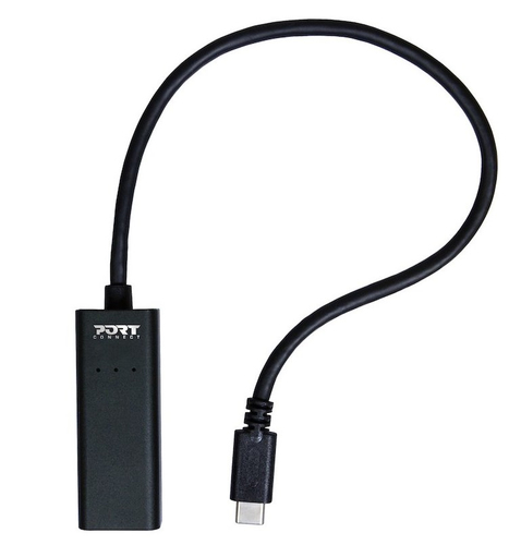 Adaptateur USB-C vers RJ45/0,15m/Noir - Connectique réseau - 2