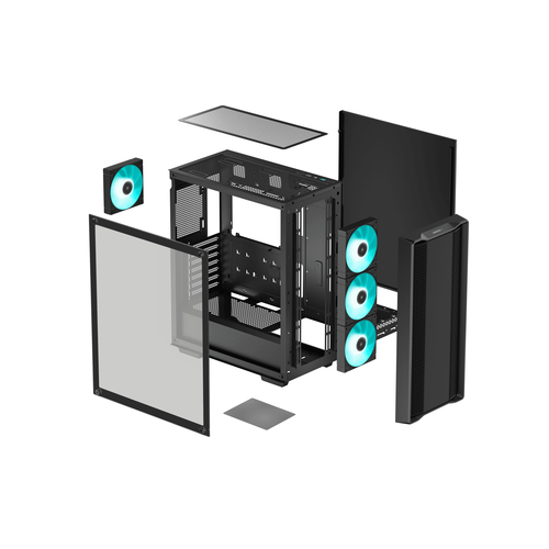 Deepcool CC560 V2 Noir Noir - Boîtier PC Deepcool - Cybertek.fr - 10