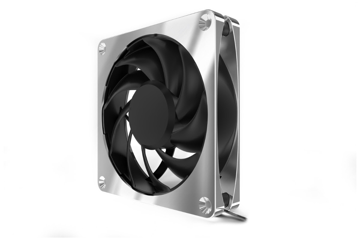 Alphacool Apex Stealth Metal 120mm-3000rpm Chrome Pack de 3# - Ventilateur boîtier - 5