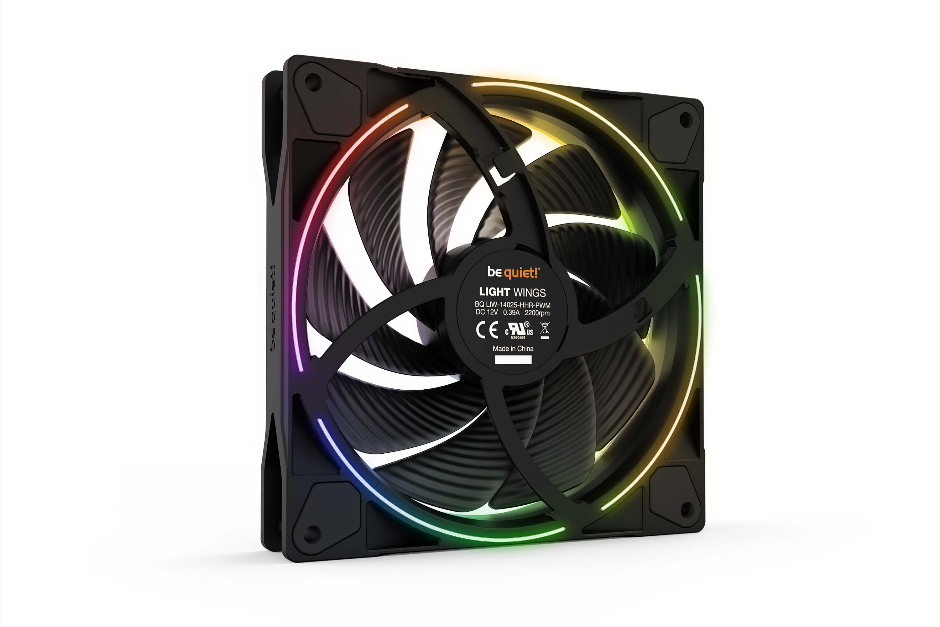 Be Quiet! Light Wings 140mm PWM ARGB High Speed - Ventilateur boîtier - 2