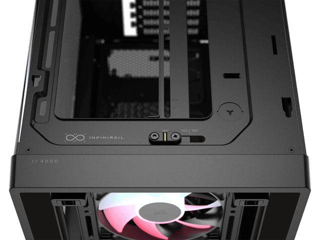 Corsair FRAME 4000D LCD RS ARGB Noir Noir - Boîtier PC Corsair - 9