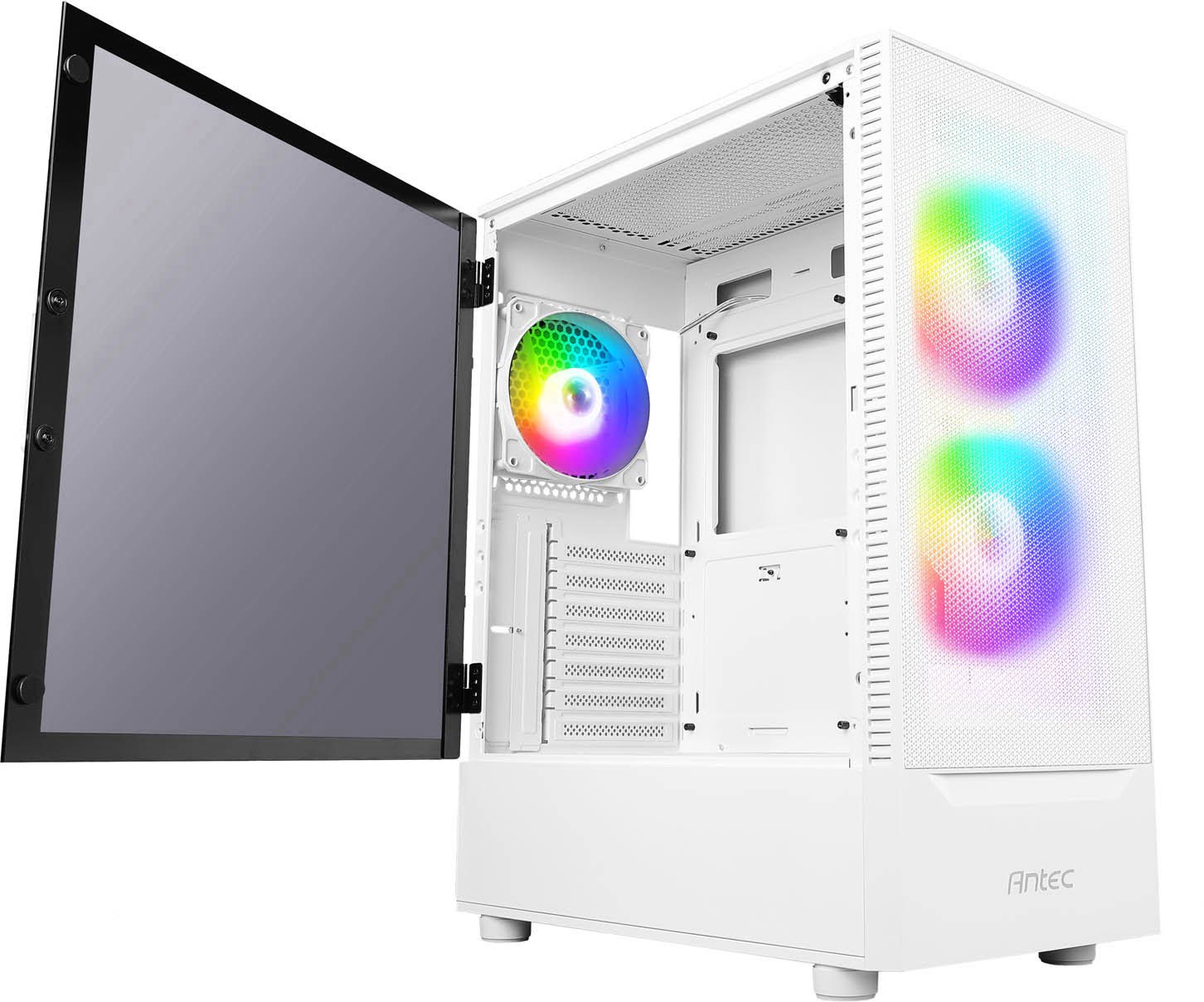 Boîtier PC Antec NX410 White - MT/Sans Alim/ATX