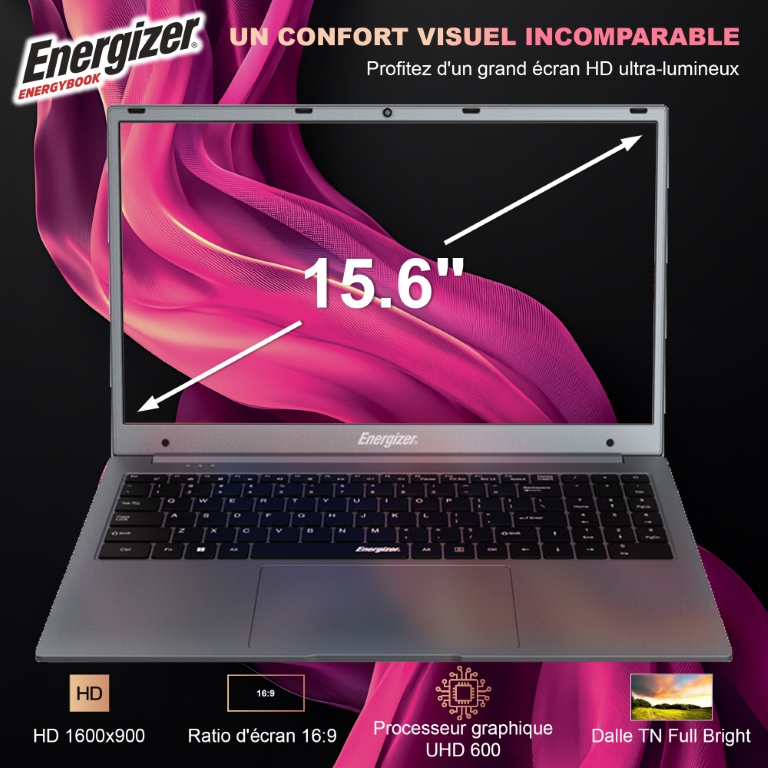 Energizer L15-N40-82AZ  - PC portable Energizer - Cybertek.fr - 2