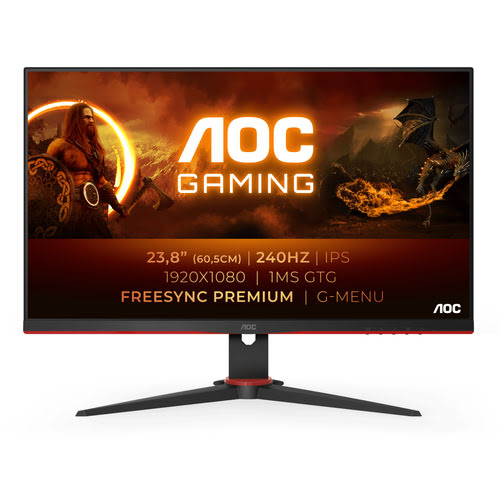 AOC 24"  24G2ZE/BK - Ecran PC AOC - Cybertek.fr - 1