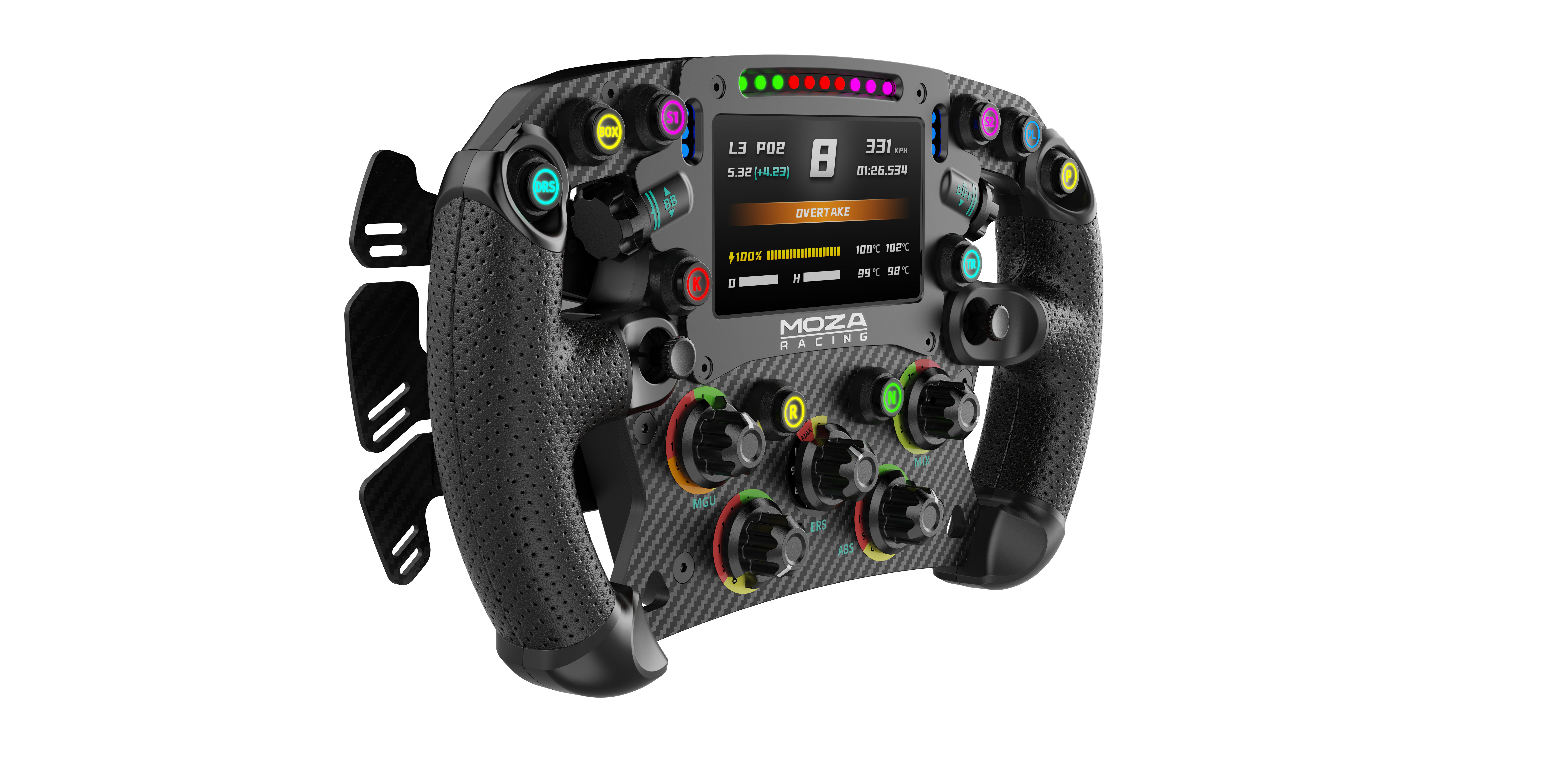 Moza Racing FSR2 Formula - RS068 (RS068) - Achat / Vente Volant PC sur Cybertek.fr - 4