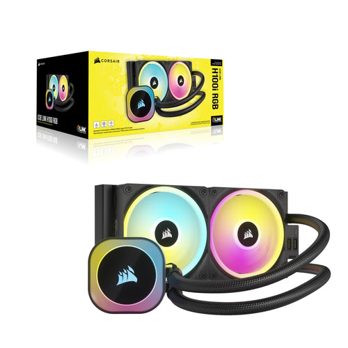 Corsair iCUE LINK H100i RGB 240 Noir - Watercooling Corsair - 8