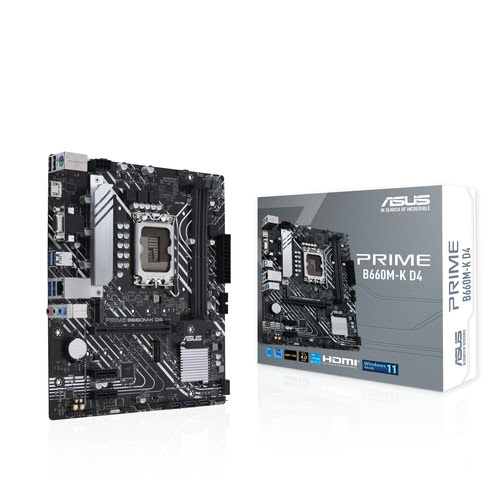 Asus PRIME B660M-K D4 Micro-ATX  - Carte mère Asus - Cybertek.fr - 0