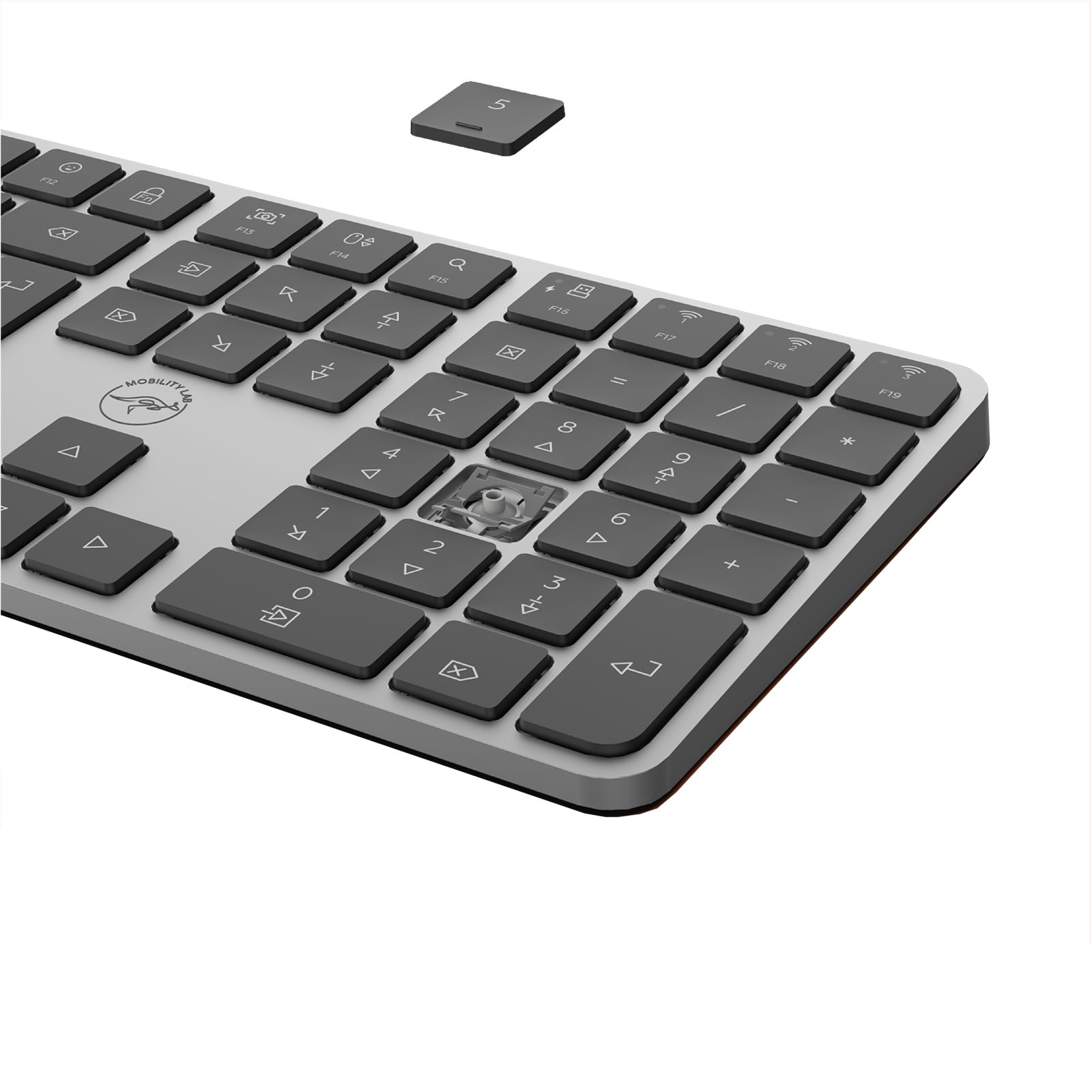Mobility Lab CP430W – Multiconnexion/Gris - Pack Clavier/Souris - 2