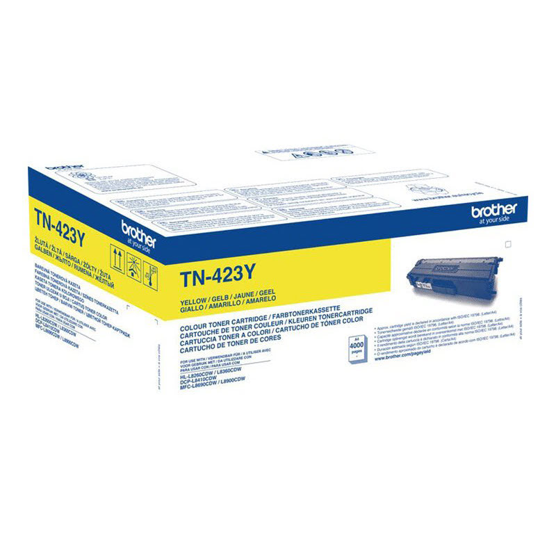 TN423 Pack 4 Cartouches de Toner pour Brother TN423 TN 423 TN-423