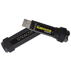 image produit Corsair Clé 32Go USB 3.0 Flash Survivor Stealth Cybertek