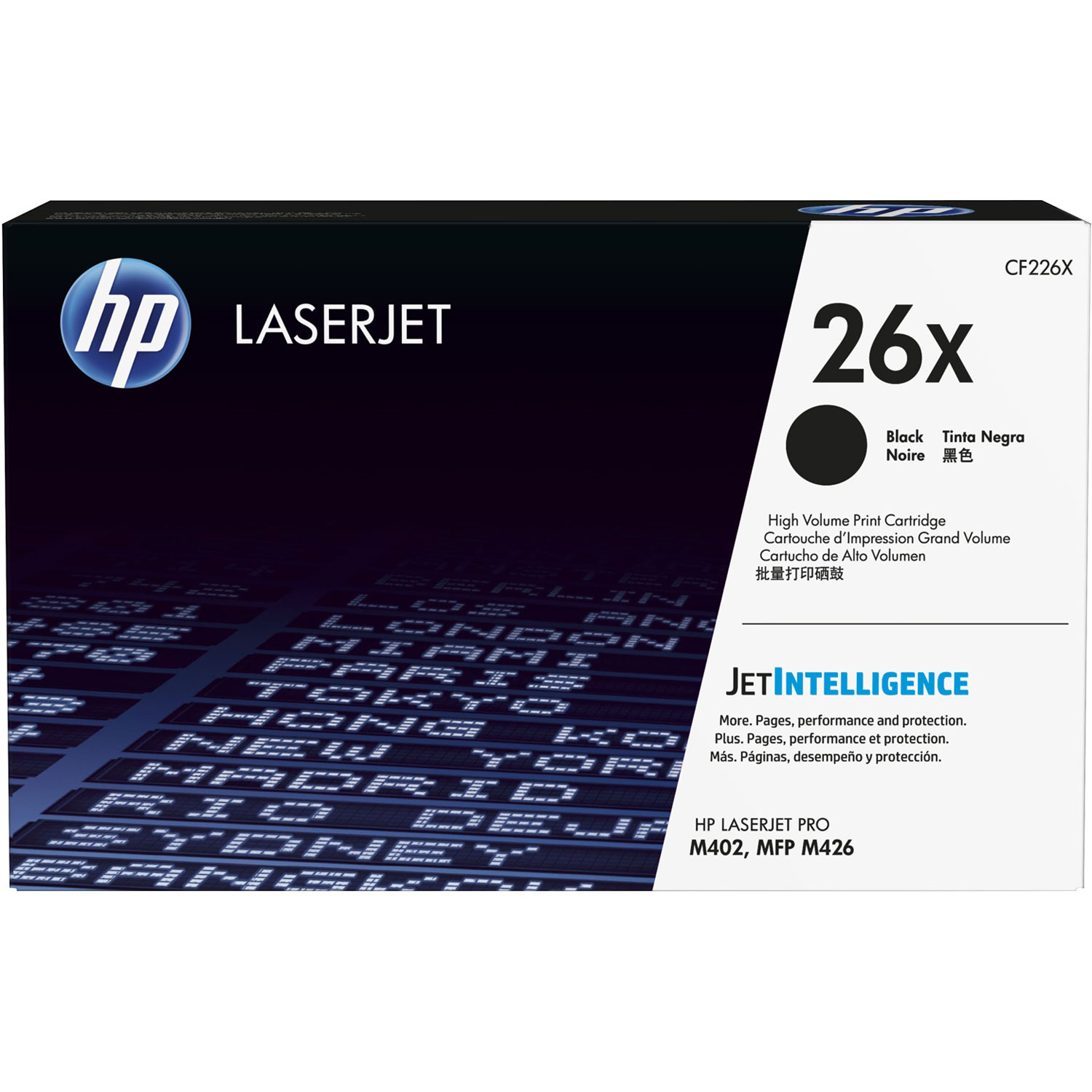 Toner Noir LaserJet 9000 Pages - CF226X pour imprimante  HP - 0