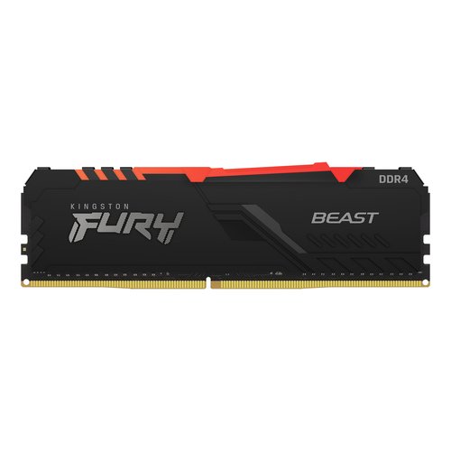 Kingston Fury Beast RGB 8Go (1x8Go) DDR4 3200MHz - Mémoire PC Kingston sur Cybertek.fr - 0