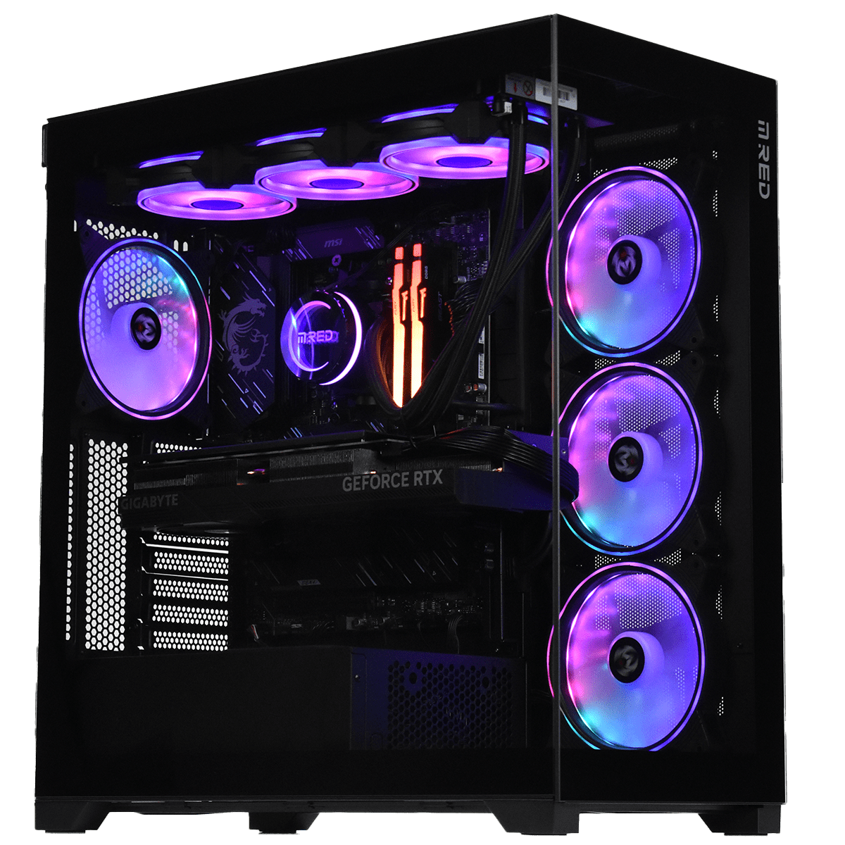 Cybertek RED Fury - R7-9800X3D/4070TiS/32Go/2To (0125) (PCG-10602397) - Achat / Vente PC Fixe sur Cybertek.fr - 0