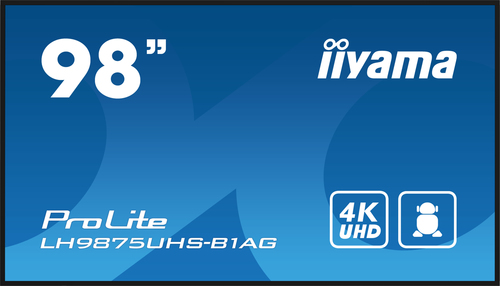 Iiyama LH9875UHS-B1AG (LH9875UHS-B1AG) - Achat / Vente Affichage dynamique sur Cybertek.fr - 1