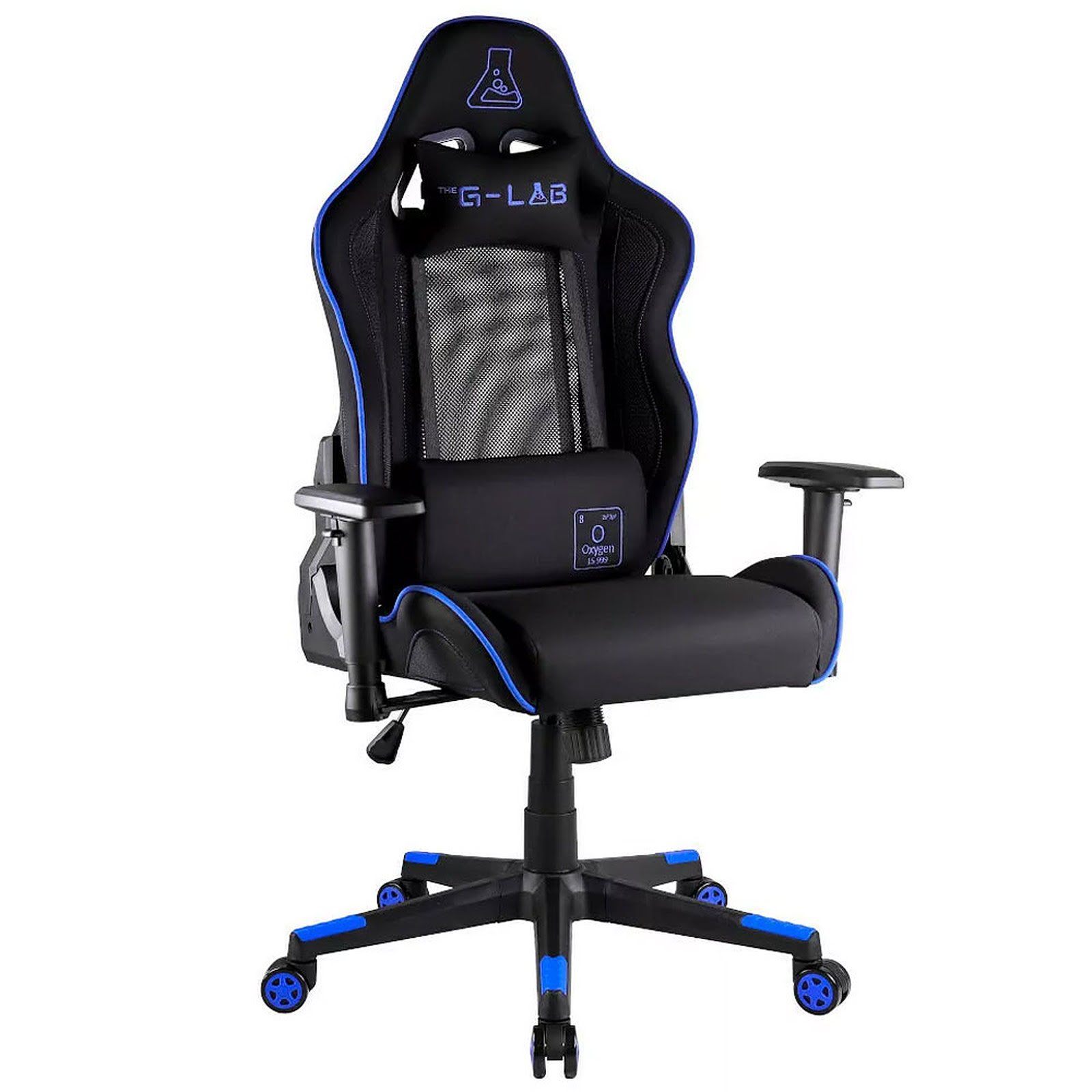 The G-LAB K-Seat Oxygen XL Noir/Bleu - Siège PC Gamer - 0