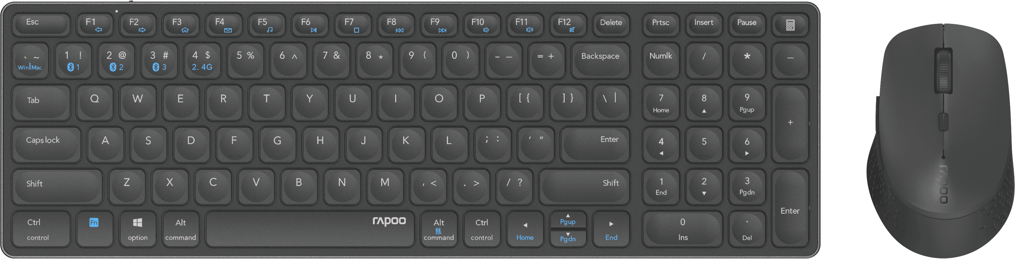 Rapoo Pack Clavier/Souris MAGASIN EN LIGNE Cybertek
