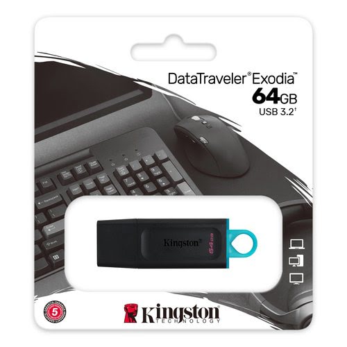 Kingston 64Go USB 3.2 DataTraveler - Clé USB Kingston - 2