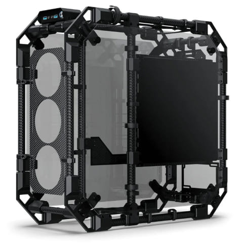Alphacool Apex Skeleton Carbon Noir - Boîtier PC Alphacool - 1
