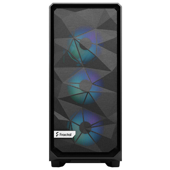 Fractal Design Meshify 2 Compact RGB TG Black Noir - Boîtier PC - 1