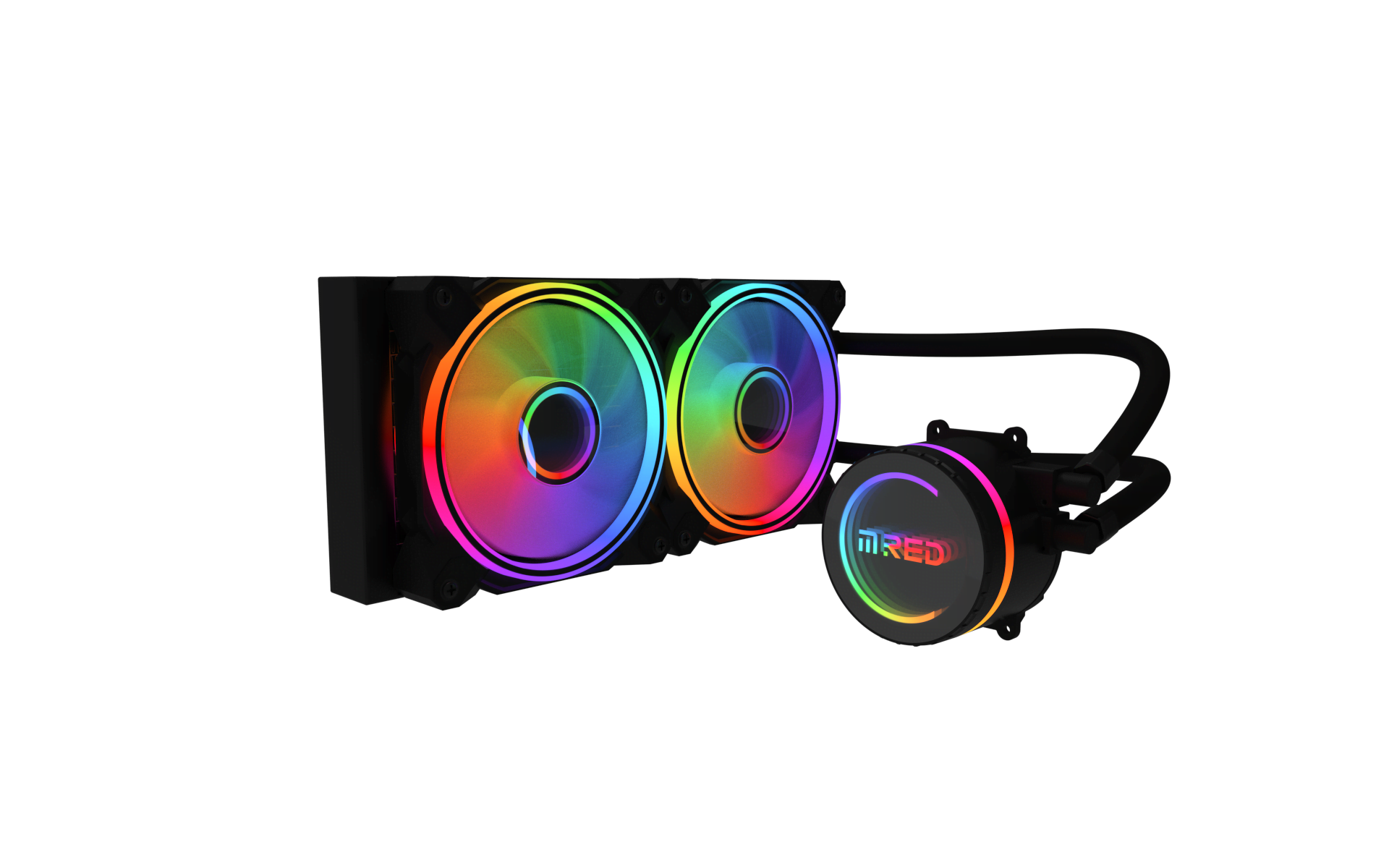 M.RED AIO 240mm ARGB - Infinite 240 (OEM)-Seconde Vie-Bon Etat - Watercooling - 0