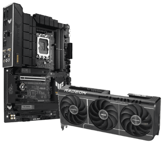 Kit Upgrade PC Asus PRIME 9070 16G EVO OC + TUF GAMING B760-PLUS WF Cybertek