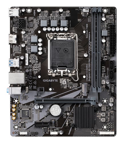 Gigabyte H610M K DDR4 Micro-ATX  - Carte mère Gigabyte - 1