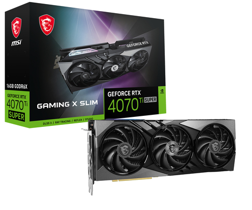 MSI GeForce RTX 4070 Ti SUPER 16G GAMING X SLIM - Carte graphique - 0