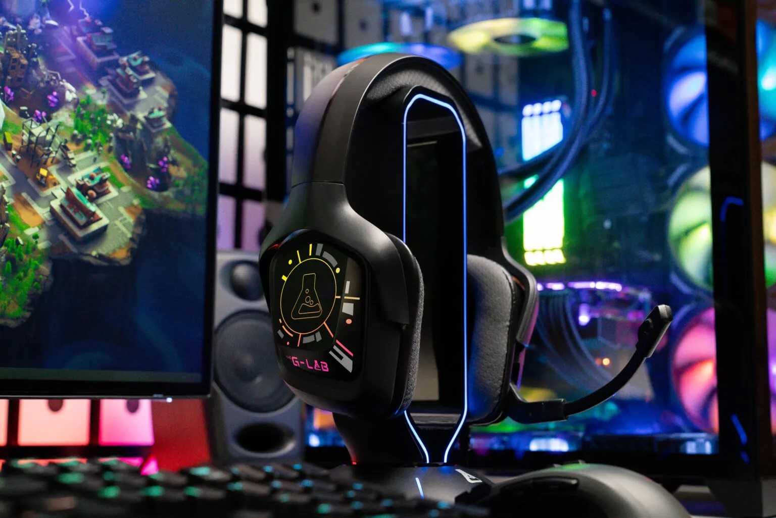 The G-LAB Korp Cobalt 7.1EX 7.1 Surround Noir - Micro-casque - 5