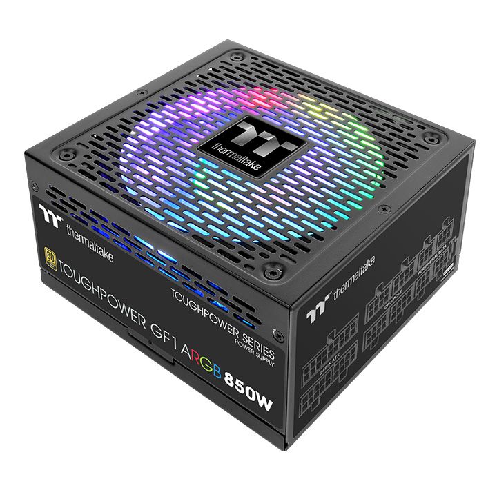 Alimentation Thermaltake ATX 850W 80+ Gold - Toughpower GF1 850W Gold ARGB