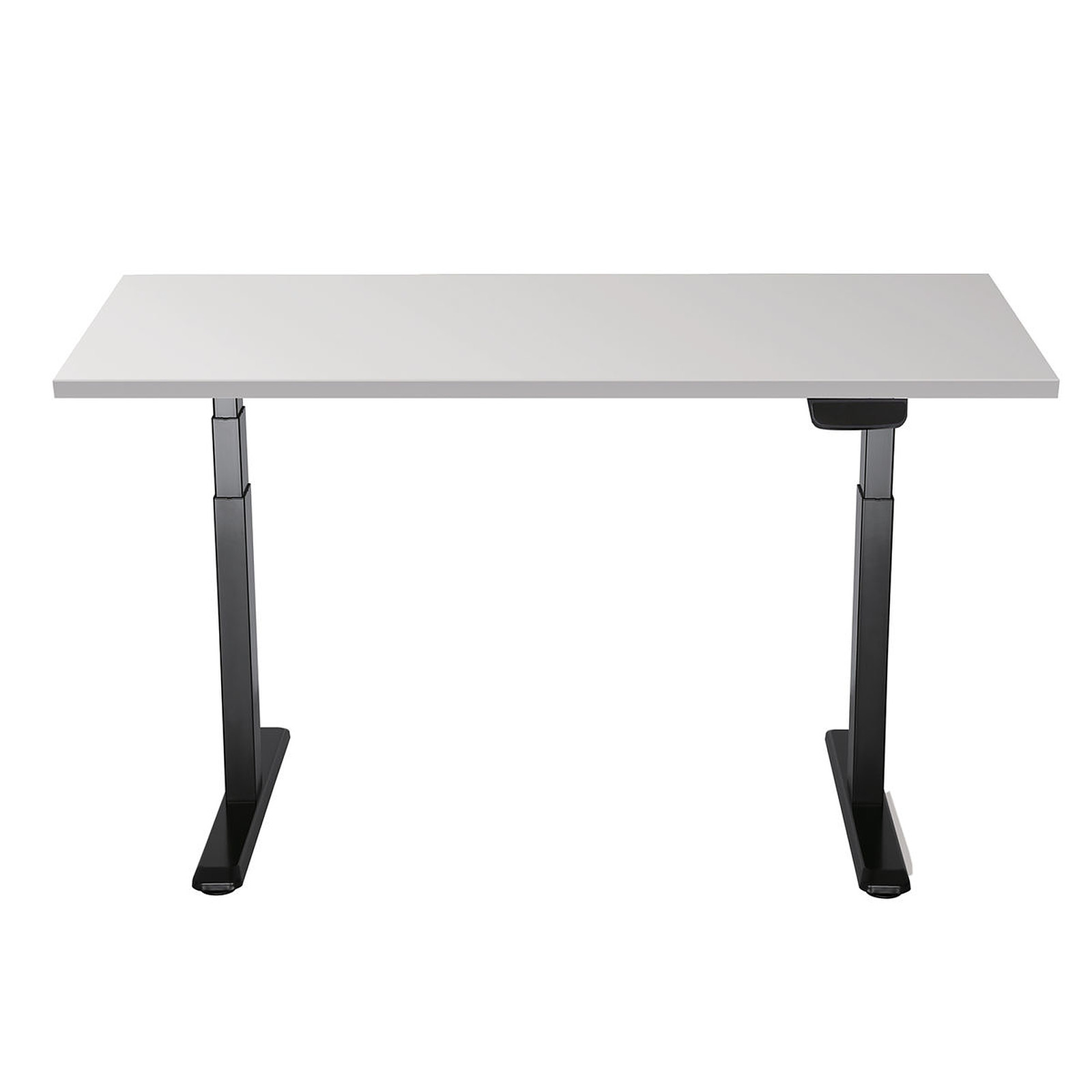 Kimex International Motorisé assis-debout plateau blanc/Pied noir 160x75cm - 150-2516K2 (150-2516K2) - Achat / Vente Bureau sur Cybertek.fr - 3