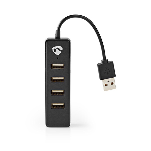 Nedis USB-A Mâle 2.0 - 4x USB A Female - 480 Mbit/s - Hub Nedis - 0