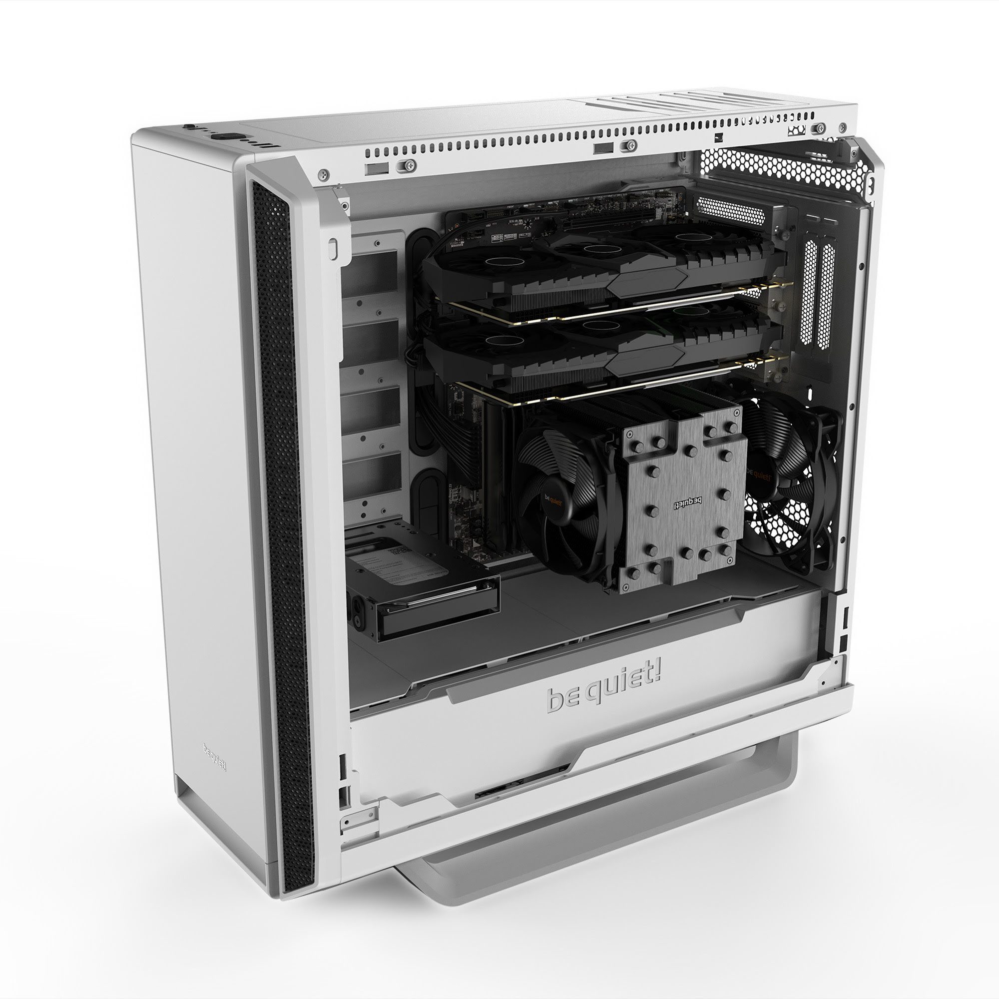 be quiet! Silent Base 802 White BG040 Blanc - Boîtier PC - 4