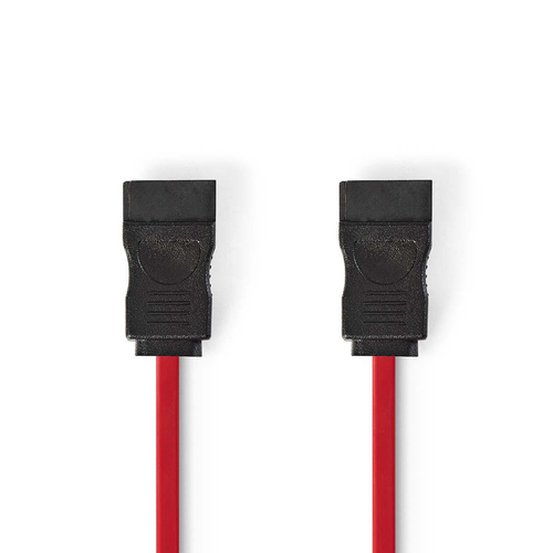 Nedis Câble SATA 6GB à verrou - Rouge 0,5m