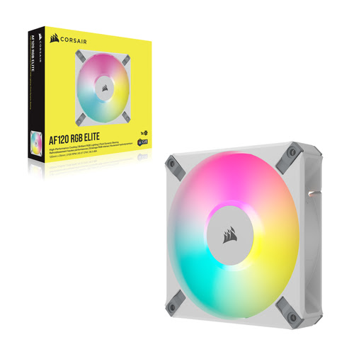 Ventilateur Corsair iCUE QL120 RGB Triple Pack Blanc 12cm