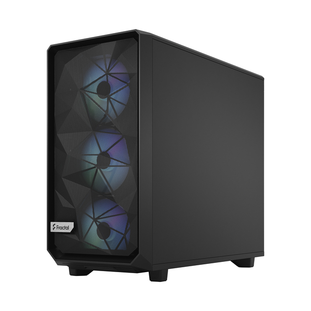 Fractal Design Meshify 2 Lite TG RGB Black Noir - Boîtier PC - 4