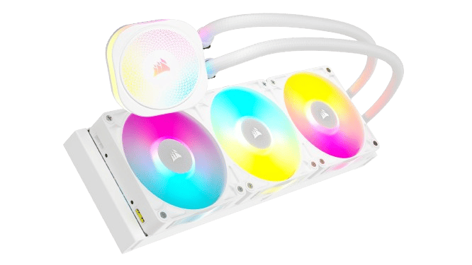 Corsair iCUE LINK TITAN - 360 RX RGB AIO/360mm - Blanc - Watercooling - 9