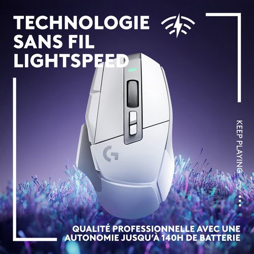 Logitech G502 X LIGHTSPEED WHITE - Souris PC Logitech - 9