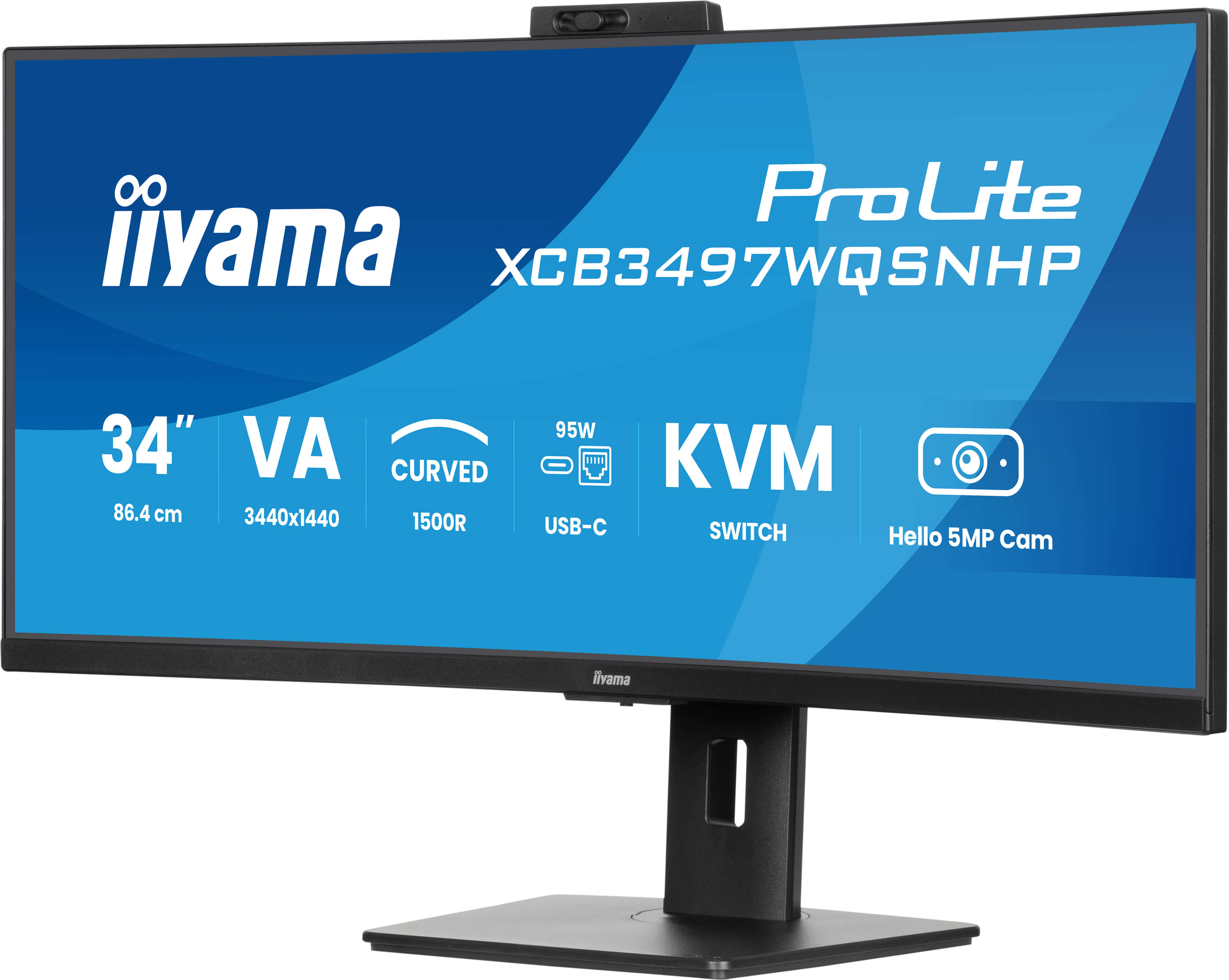 Iiyama 34 pouces  XCB3497WQSNPH-B1 - Ecran PC Iiyama - Cybertek.fr - 3
