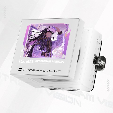 Thermalright Stream Vision 360 - 360mm - Blanc - Watercooling - 2